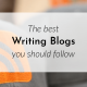 Banner: The best writing blogs you should follow