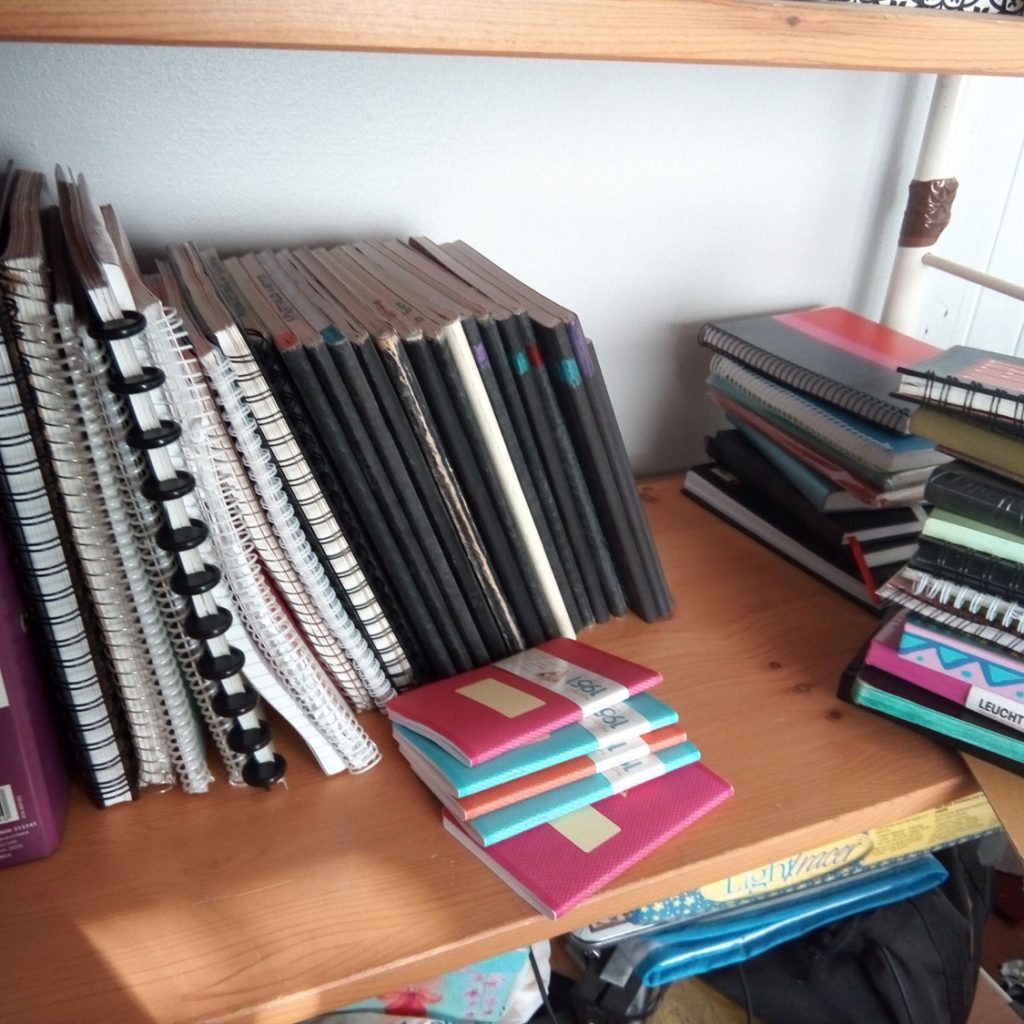 Notebooks starting to line up nicely
